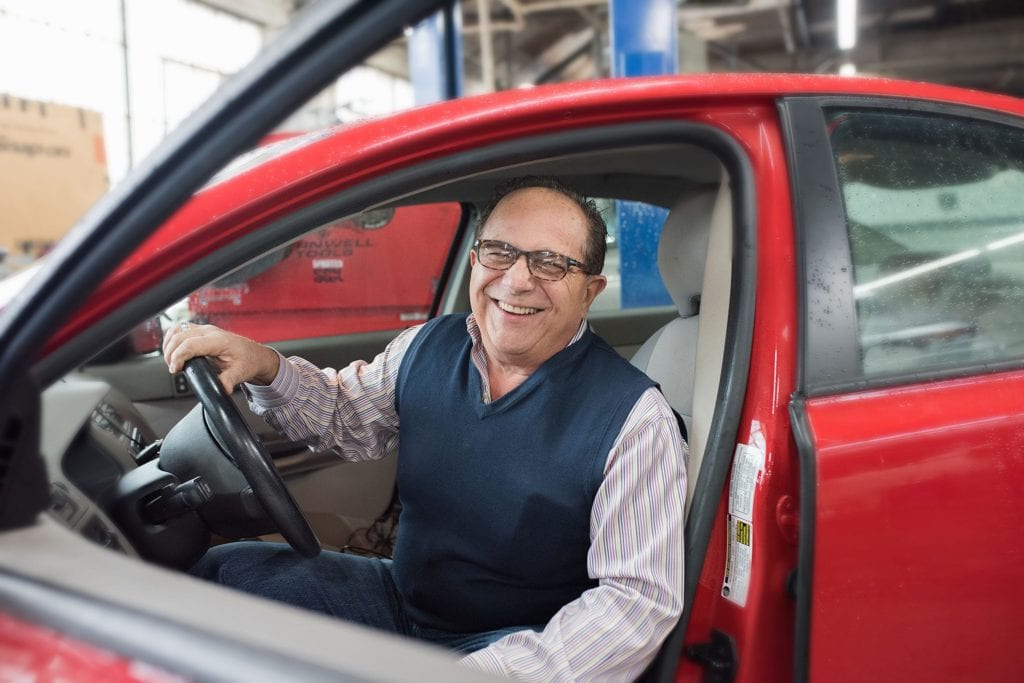 Ray Magliozzi in car talking